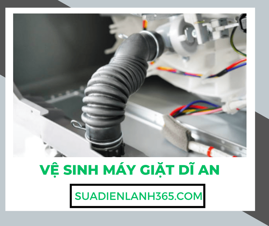 Vệ sinh máy giặt Dĩ An