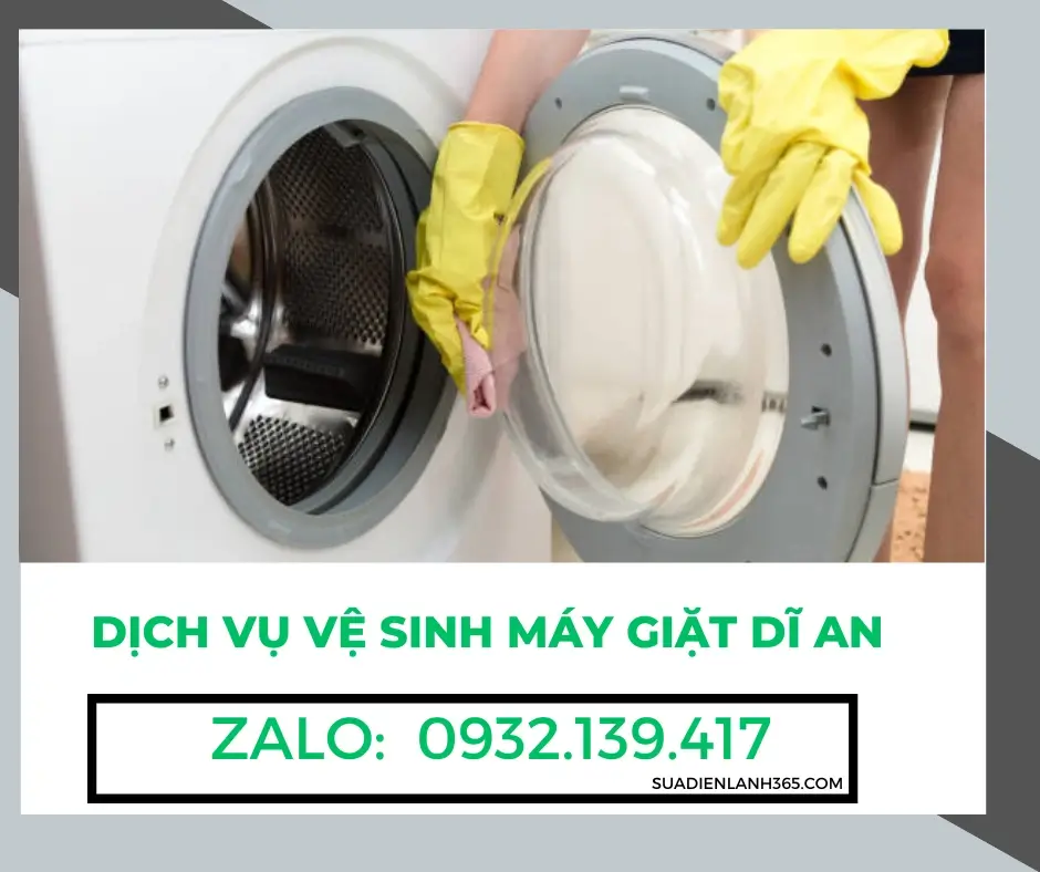 Dịch Vụ Vệ Sinh Máy Giặt Dĩ An