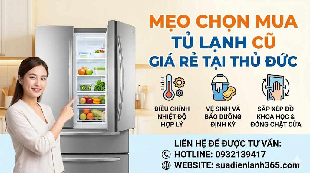 Mẹo Chọn Mua Tủ Lạnh Cũ Giá Rẻ Tại Thủ Đức