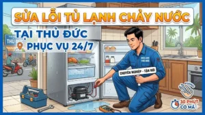 Sửa Lỗi Tủ Lạnh Bị Chảy Nước Tại Thủ Đức