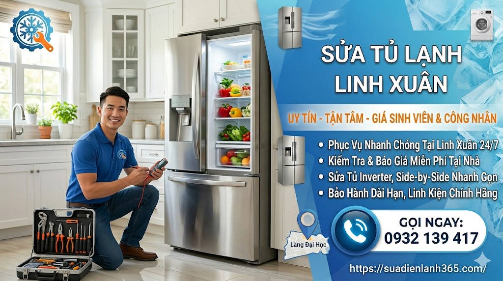 Sửa Tủ Lạnh Tại Phường Linh Xuân